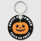 Frohes Halloween Süßes oder Saures Kürbis Buh! Schlüsselanhänger (Vorderseite)