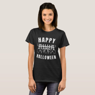 FROHES HALLOWEEN TANZENDE SKELETTE T-Shirt
