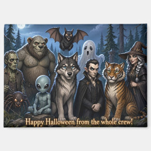 Frohes Halloween von der ganzen Crew Magnet