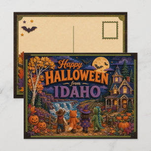 Frohes Halloween von Idaho-Kids Postkarte