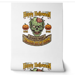Frohes Halloween Zombies haben Zombie-Kopf-Pumpe G Tapete