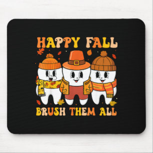 Frohes Herbst Bruhem Alle Zähne Erntedankfest Zahn Mousepad