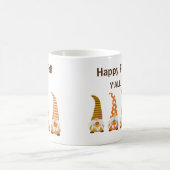 Frohes Herbst euch allen Gnome Kaffeetasse (Mittel)