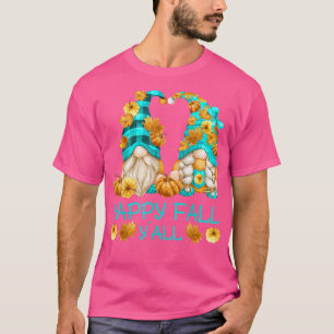 Frohes Herbst-Gnomen mit Kürbis für HerbstFallen T-Shirt