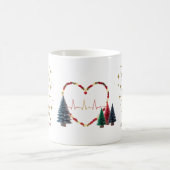 Frohes Herz Fröhlicher Geist Weihnachtsbecher | Mi Kaffeetasse (Mittel)