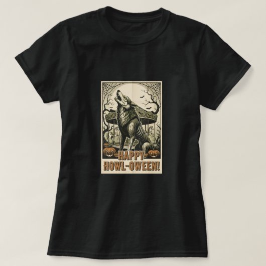 FROHES HEUL-OWEEN! T-Shirt (Design vorne)