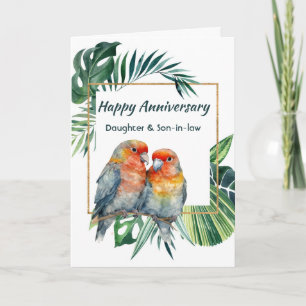 Frohes Hochzeitstagsjubiläum Tochter & Schwiegerso Karte