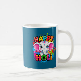 Frohes Holi Kinder Jungen Kleinkind Mädchen Indien Kaffeetasse