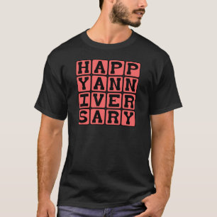 Frohes Jubiläum, jährlicher Anlass T-Shirt