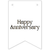 Frohes Jubiläumsbanner Wimpelkette (Erste Fahne)