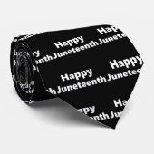 frohes juneteenth krawatte (Gerollt)