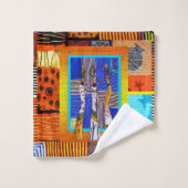 Frohes Kwanzaa Badhandtuch Set (Waschlappen)