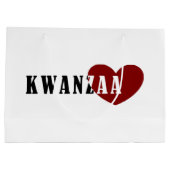 Frohes Kwanzaa Große Geschenktüte (Rückseite)