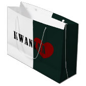 Frohes Kwanzaa Große Geschenktüte (Vorderseite Schrägansicht)
