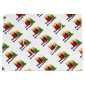 Frohes Kwanzaa Große Geschenktüte (Vorderseite)