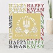 Frohes Kwanzaa Karte (Vorderseite)