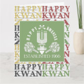 Frohes Kwanzaa Karte (Vorderseite)
