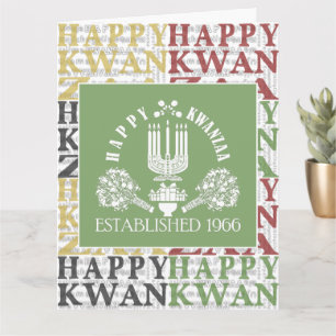 Frohes Kwanzaa Karte