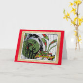 Frohes Kwanzaa Karte (Gelbe Blume)