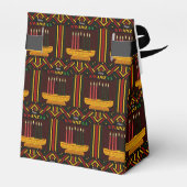 Frohes Kwanzaa PopArt Geschenkschachtel (Rückseite)