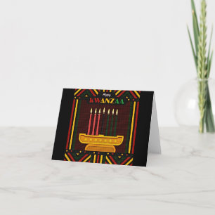 Frohes Kwanzaa PopArt Karte