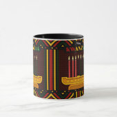 Frohes Kwanzaa PopArt Tasse (Zentrum)