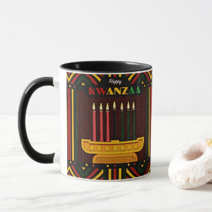 Frohes Kwanzaa PopArt Tasse