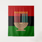 FROHES KWANZAA WANDTEPPICH (Vorderseite)