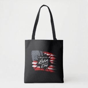 Frohes Labor Day-Geschenk Amerikanische Flagge Tasche