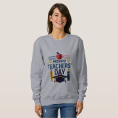 Frohes Lehrertags-Sweatshirt  Sweatshirt (Vorne ganz)