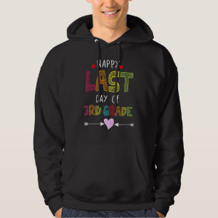 Frohes letztes Schuljahr 3. Klasse Student Sommer Hoodie