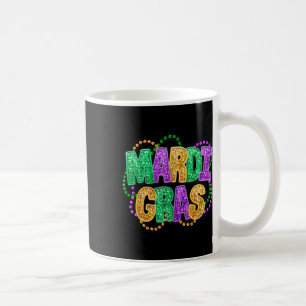 Frohes Mardi Gras Fett Dienstag Karneval Festival Kaffeetasse