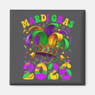 Frohes Mardi Gras Karneval Mardi Gras 2026 Narr M Magnet