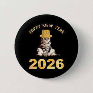 Frohes Mew Jahr 2026 Button