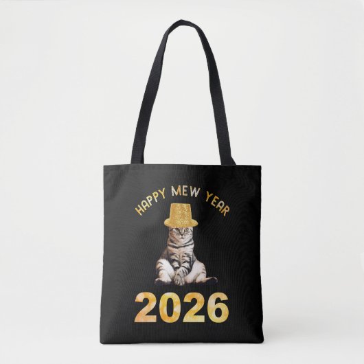 Frohes Mew Jahr 2026 Tasche (Vorderseite)