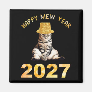Frohes Mew Jahr 2027 Magnet