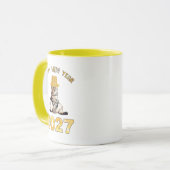 Frohes Mew Jahr 2027 Tasse (Vorderseite Links)