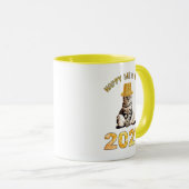 Frohes Mew Jahr 2027 Tasse (VorderseiteRechts)