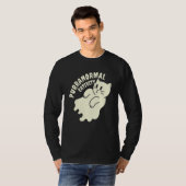 Frohes Mew O Ween Schwarze Katze Für Halloween T-Shirt (Vorne ganz)
