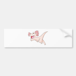 Frohes mexikanisches Axolotl-Reptil Autoaufkleber