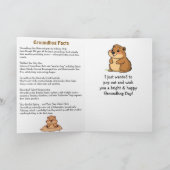 Frohes Murmeltiertag! 2. Februar Karte (Innenseite)