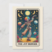 Frohes Muttertags-Skelett Freudenspender Tarot Karte (Vorderseite)