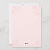 Frohes Muttertagsfeuer-Blumenfoto-Karte Feiertagskarte (Rückseite)