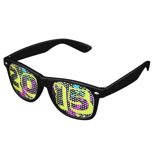 Frohes Neues Jahr 2015 Neon Paint Splash Sonnenbri Sonnenbrille (Schrägansicht)