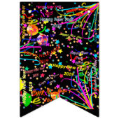 Frohes neues Jahr 2019, Jagen-Banner Wimpelkette (Dritte Fahne)