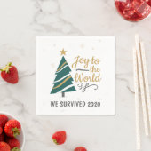 Frohes neues Jahr 2021 - Begegnungspapier Serviette (Beispiel)