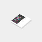 Frohes neues Jahr 2021 Post-it Klebezettel (angewinkelt)
