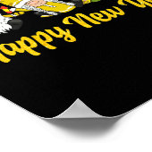 Frohes neues Jahr 2022 Erleben Sie Neues Jahr Poster (Ecke)