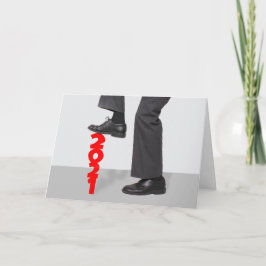 Frohes neues Jahr 2022 Mann Squashing 2021 Feiertagskarte