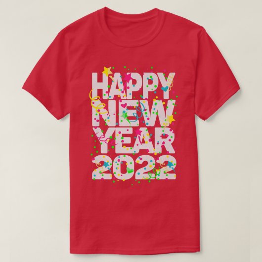 Frohes neues Jahr 2022 Wir Liebe Lehrerin Krankens T-Shirt (Design vorne)